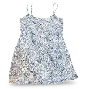 GAP Paisley Dress blue & white sundress Size 20
